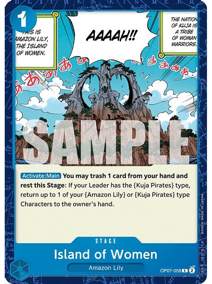 OP07-058 C Island of Women 1