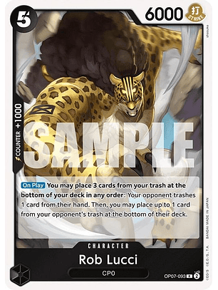 OP07-093 R Rob Lucci (093)