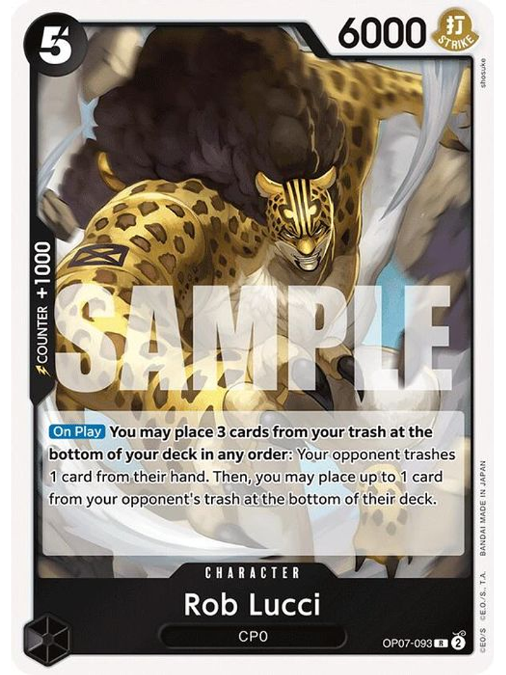 OP07-093 R Rob Lucci (093) 1