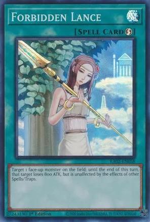 Forbidden Lance - RA02-EN058 - Super Rare 1st Edition