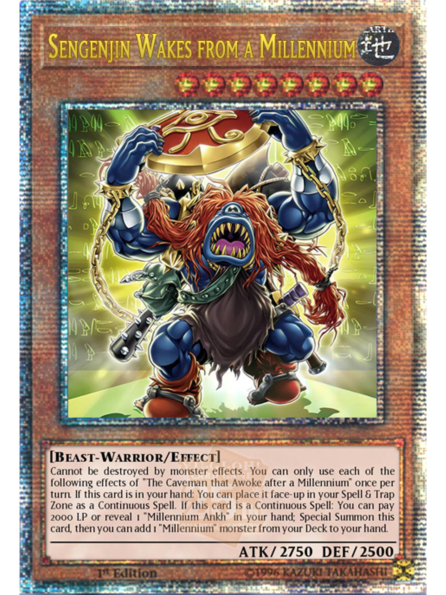Sengenjin Wakes from a Millennium - INFO-EN001 - Quarter Century Secret Rare 1st Edition 1