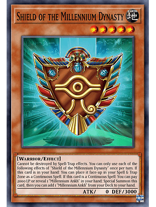 Shield of the Millennium Dynasty - INFO-EN003 - Ultra Rare 1st Edition