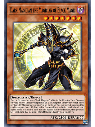 Dark Magician the Magician of Black Magic - INFO-EN006 - Ultra Rare 1st Edition