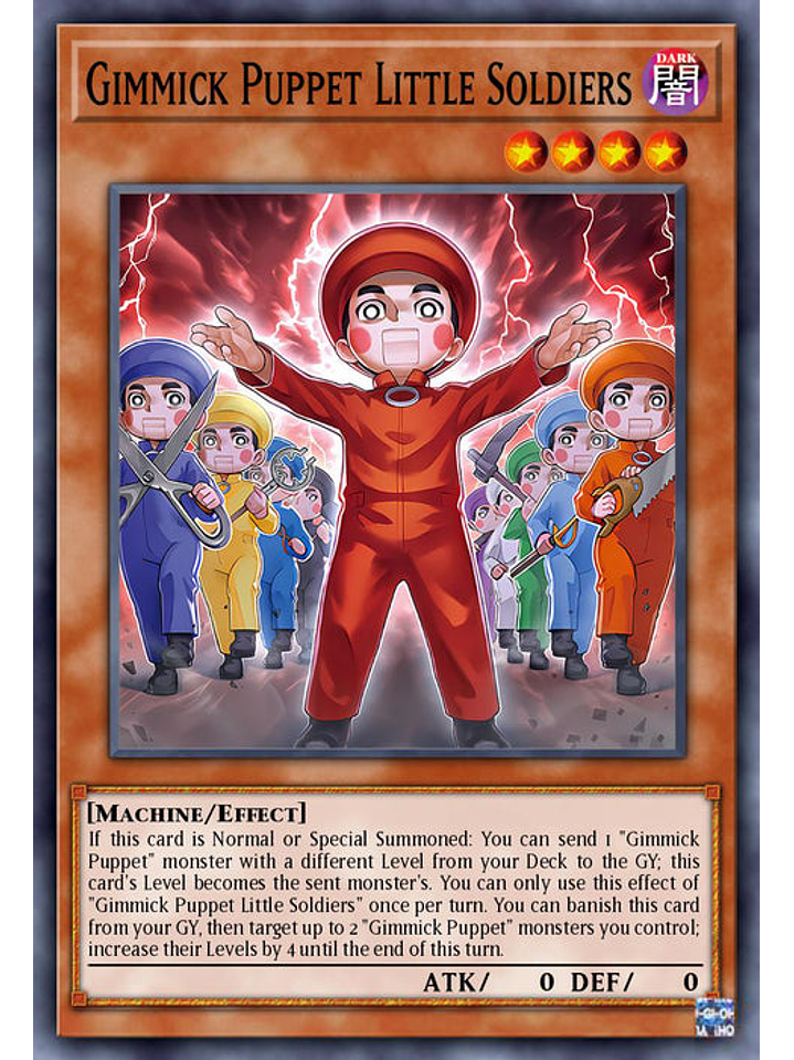 Gimmick Puppet Little Soldiers - INFO-EN007 - Common 1st Edition 1