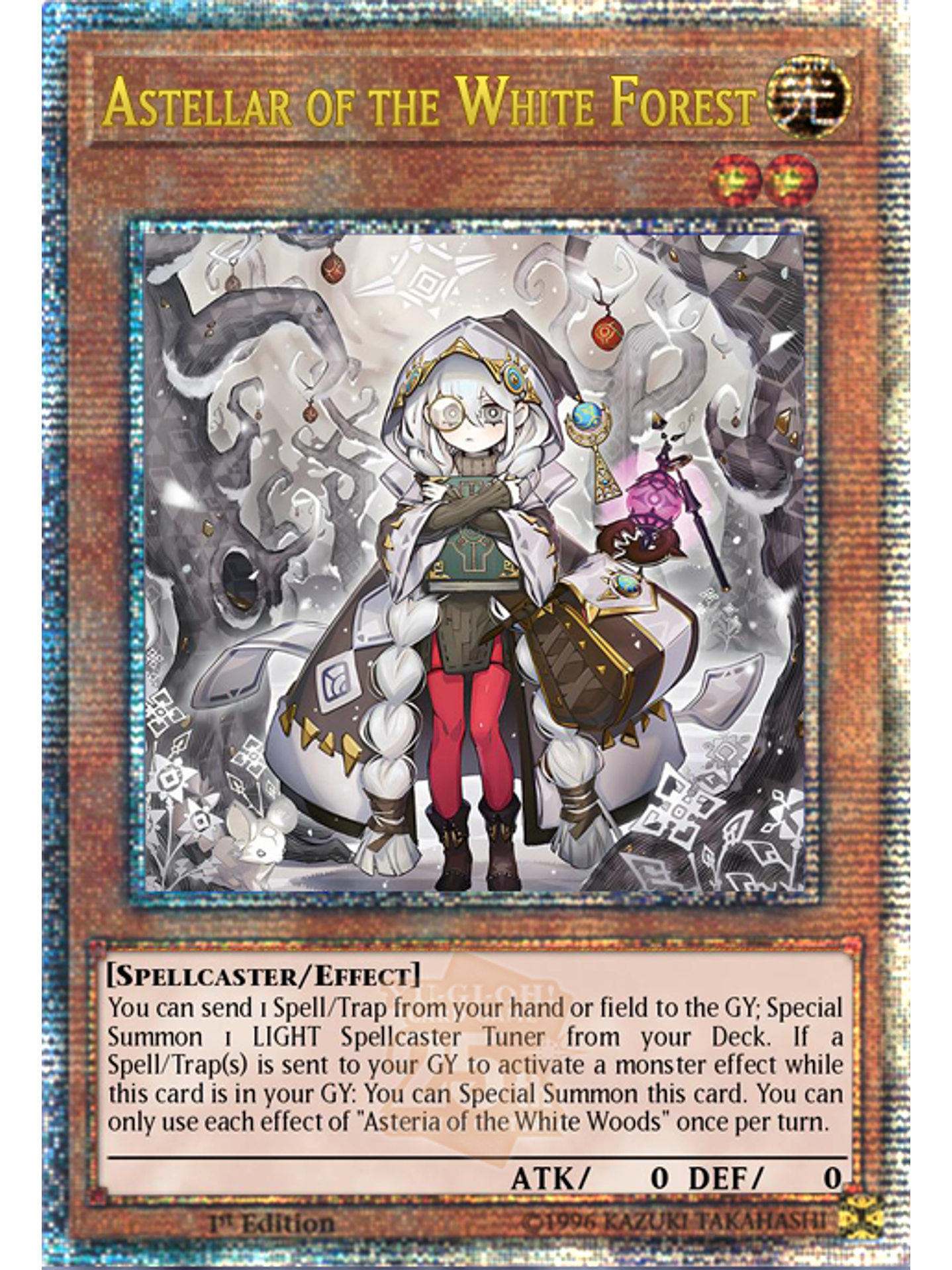 Astellar of the White Forest - INFO-EN013 - Quarter Century Secret Rare 1st Edition 1