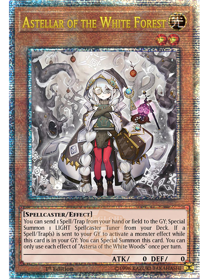 Astellar of the White Forest - INFO-EN013 - Quarter Century Secret Rare 1st Edition 1
