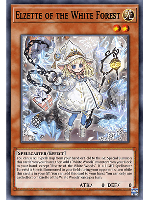 Elzette of the White Forest - INFO-EN014 - Secret Rare 1st Edition