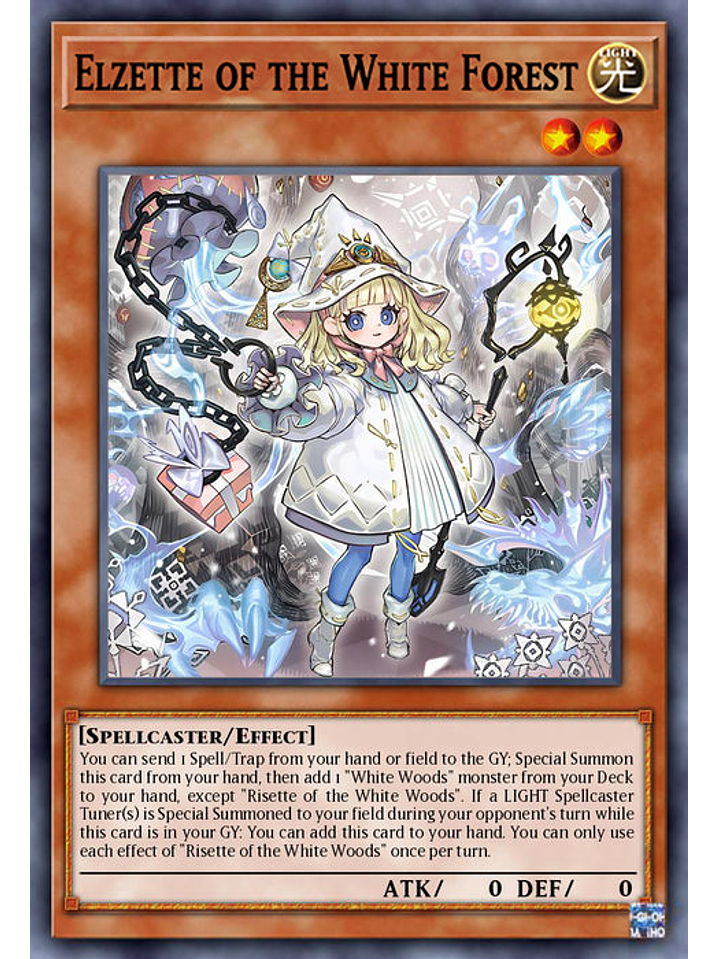 Elzette of the White Forest - INFO-EN014 - Secret Rare 1st Edition 1