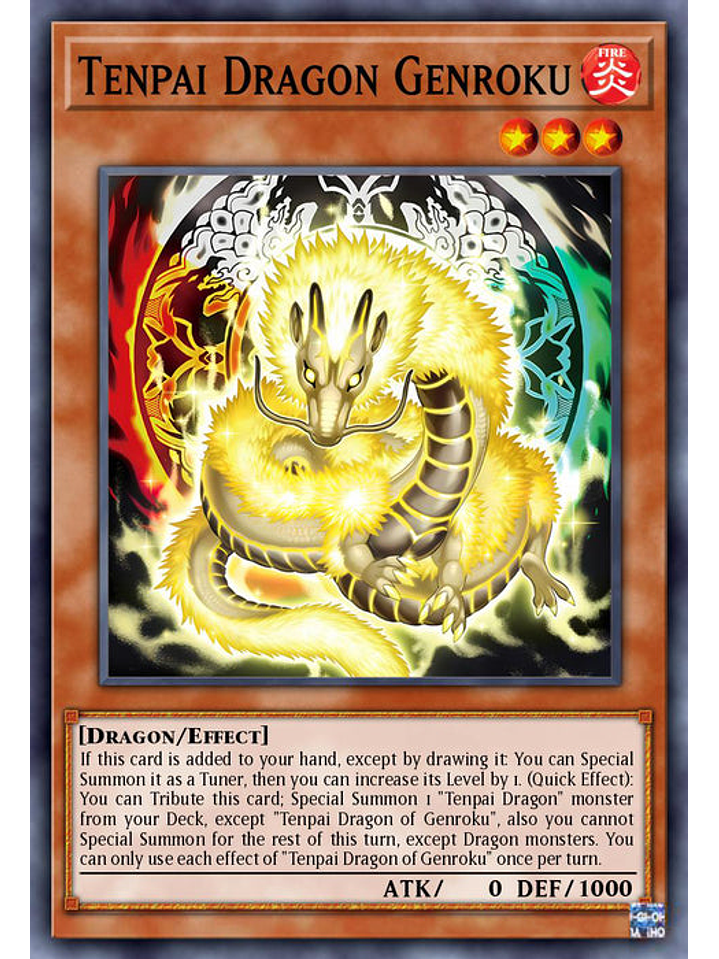 Tenpai Dragon Genroku - INFO-EN019 - Ultra Rare 1st Edition 1