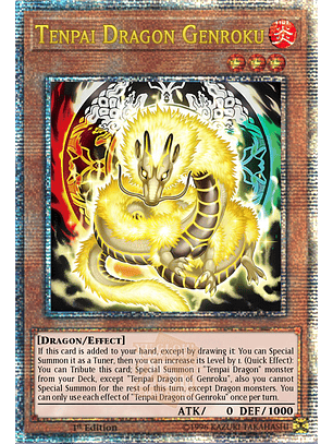 Tenpai Dragon Genroku - INFO-EN019 - Quarter Century Secret Rare 1st Edition