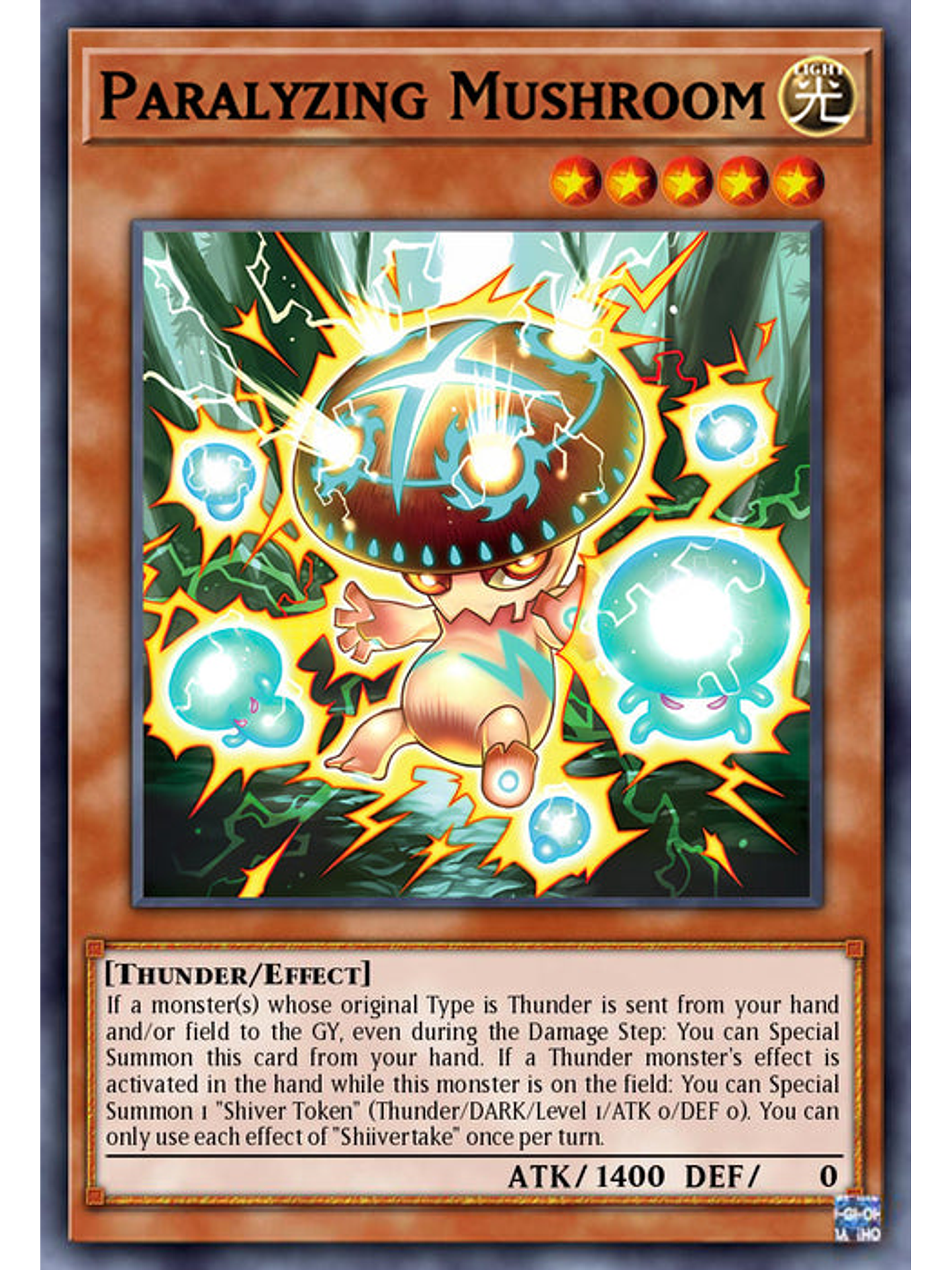 Paralyzing Mushroom - INFO-EN025 - Common 1st Edition 1