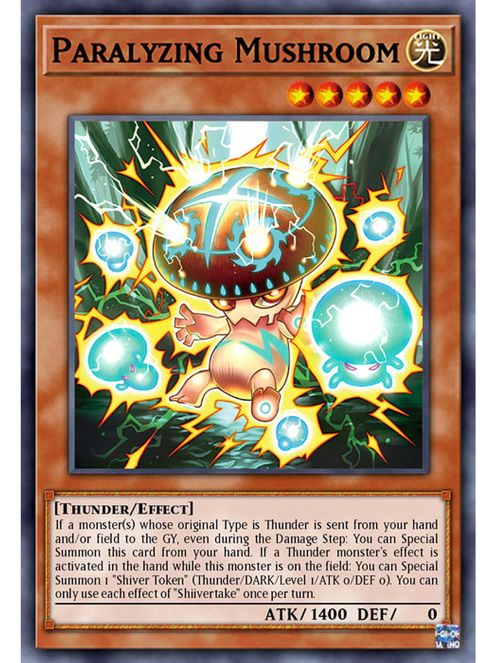 Paralyzing Mushroom - INFO-EN025 - Common 1st Edition 1