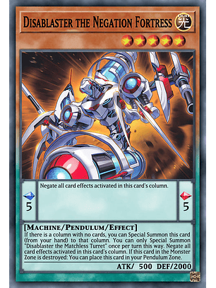 Disablaster the Negation Fortress - INFO-EN026 - Ultra Rare 1st Edition