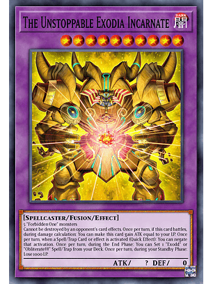 The Unstoppable Exodia Incarnate - INFO-EN033 - Ultra Rare 1st Edition