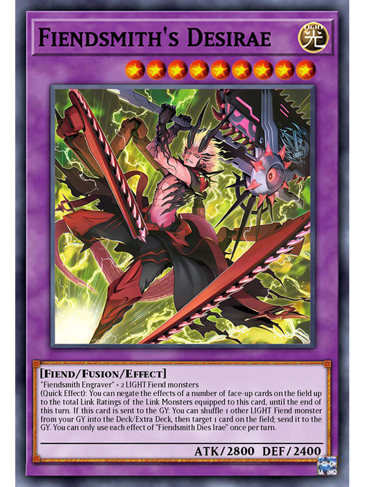 Fiendsmith's Desirae - INFO-EN036 - Super Rare 1st Edition 1