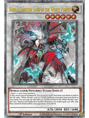 Rciela, Sinister Soul of the White Forest - INFO-EN039 - Quarter Century Secret Rare 1st Edition