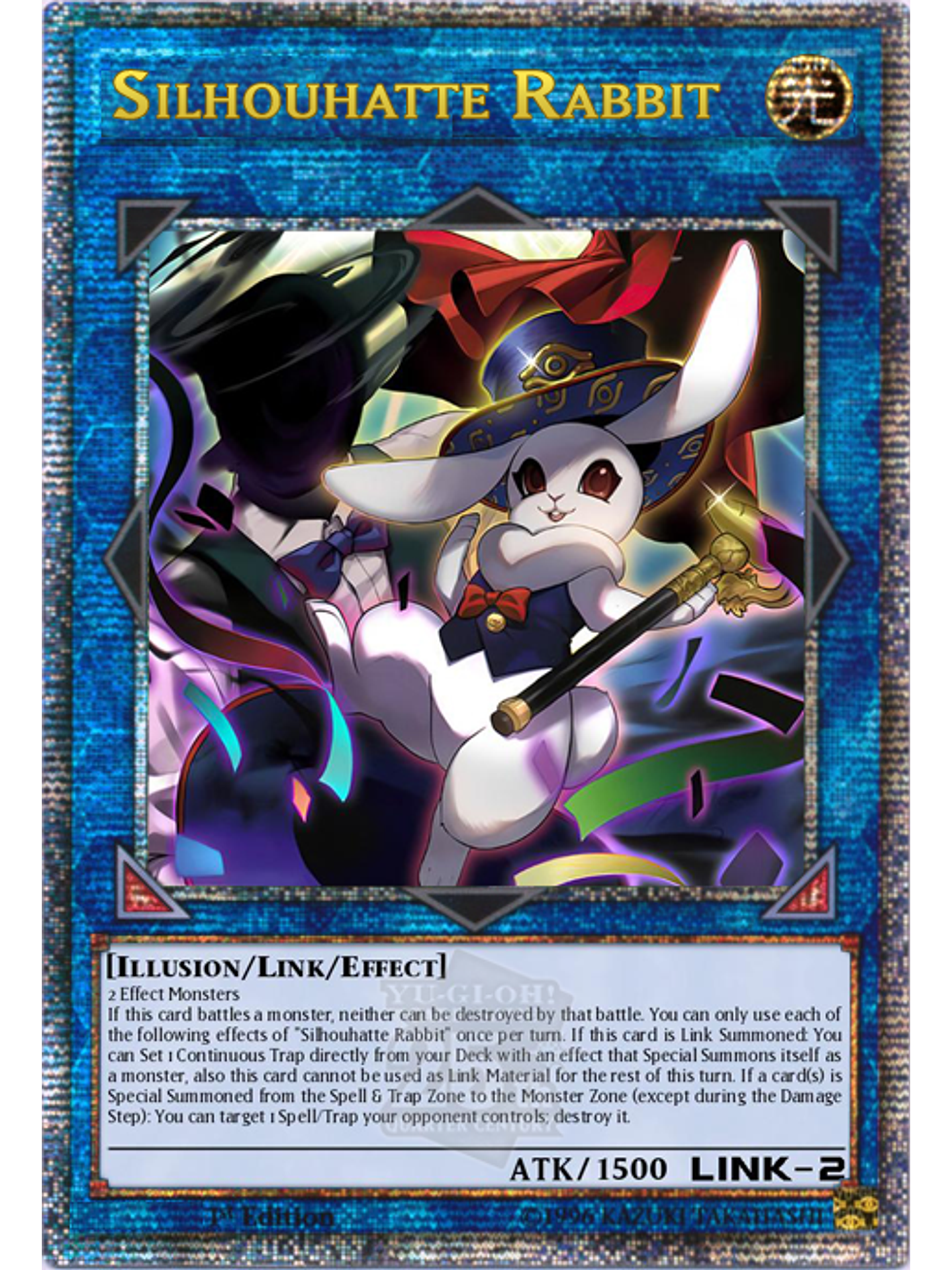 Silhouhatte Rabbit - INFO-EN052 - Quarter Century Secret Rare 1st Edition 1