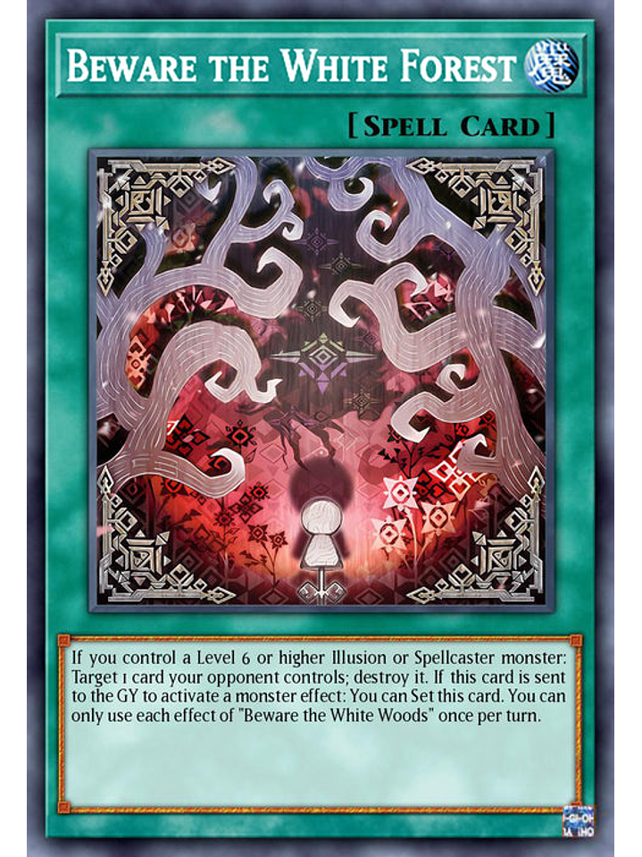 Beware the White Forest - INFO-EN059 - Super Rare 1st Edition 1