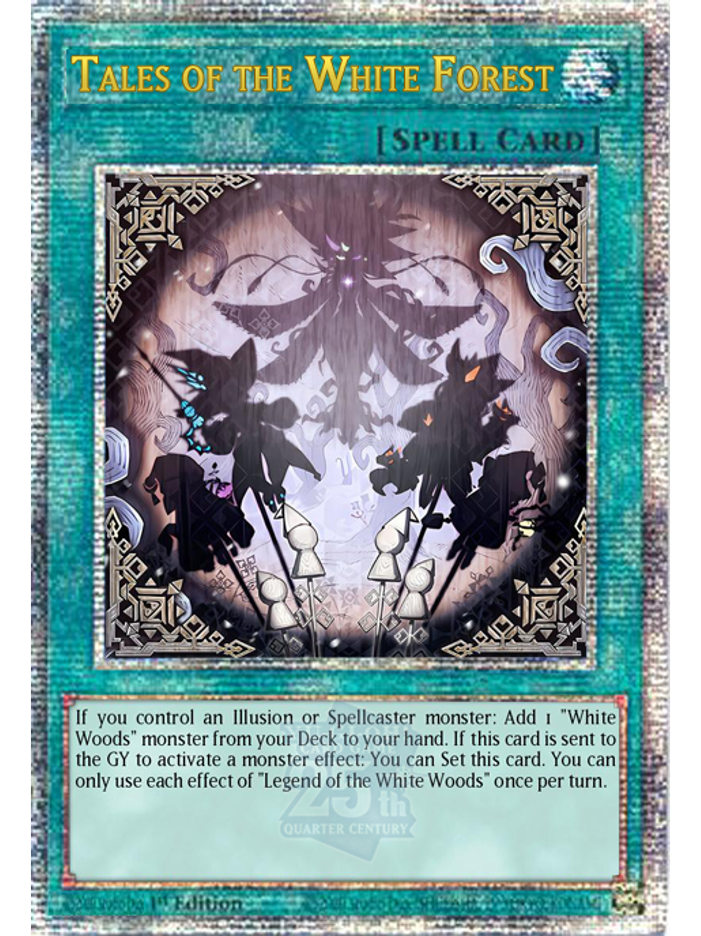 Tales of the White Forest - INFO-EN058 - Quarter Century Secret Rare 1st Edition 1