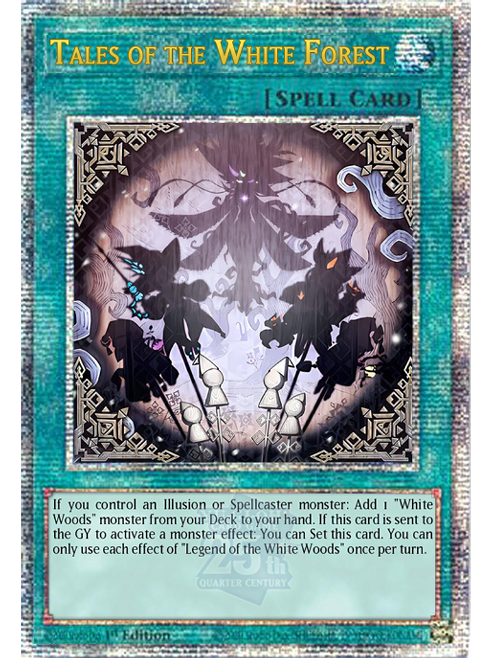 Tales of the White Forest - INFO-EN058 - Quarter Century Secret Rare 1st Edition 1