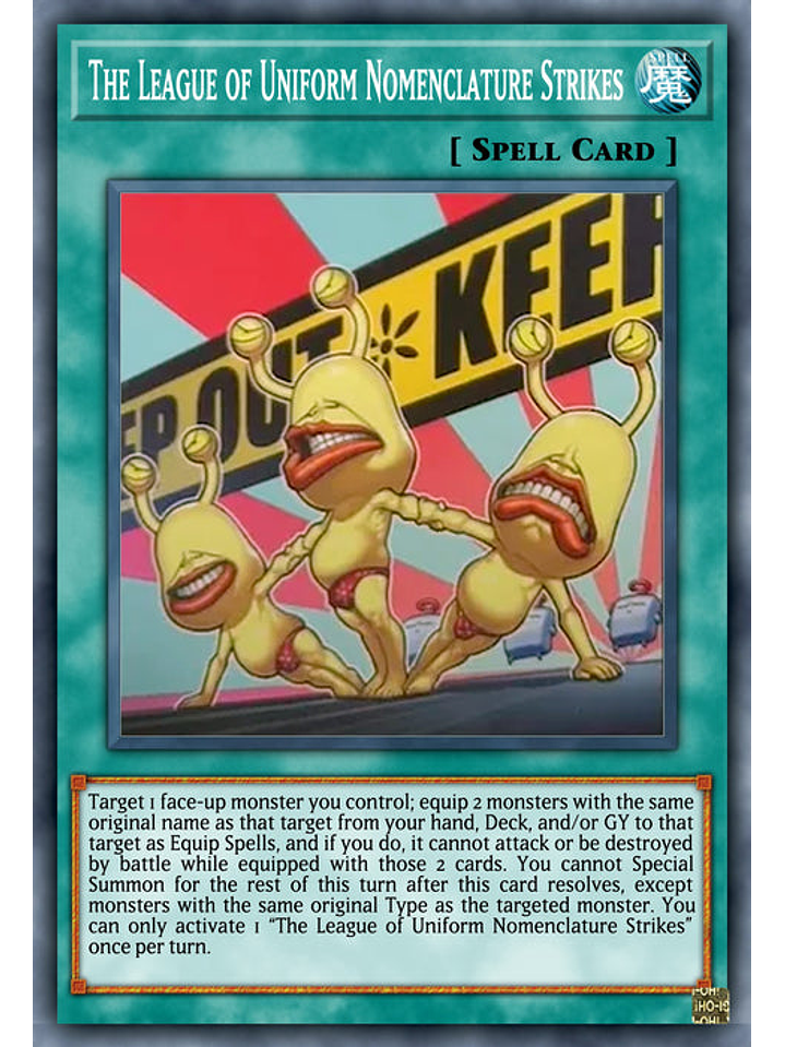 The League of Uniform Nomenclature Strikes - INFO-EN086 - Common 1st Edition 1