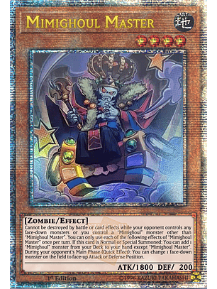 Mimighoul Master - INFO-EN090 - Quarter Century Secret Rare 1st Edition