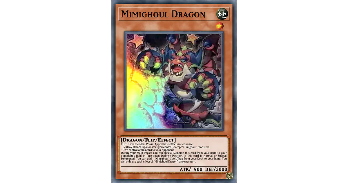 Mimighoul Room Super Info Yugioh Mimighoul Room Inglés