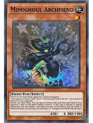 Mimighoul Archfiend - INFO-EN093 - Super Rare 1st Edition