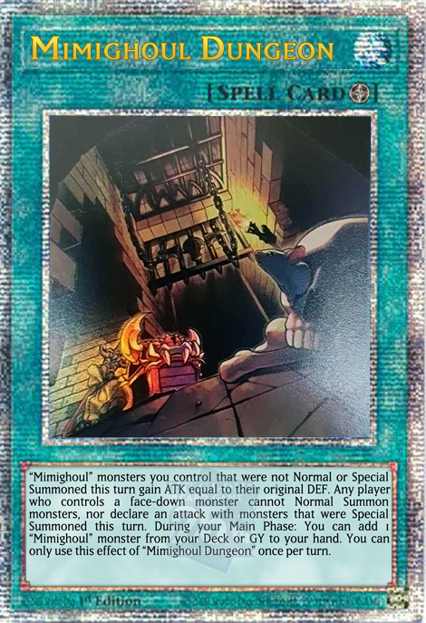 Mimighoul Dungeon - INFO-EN094 - Quarter Century Secret Rare 1st Edition