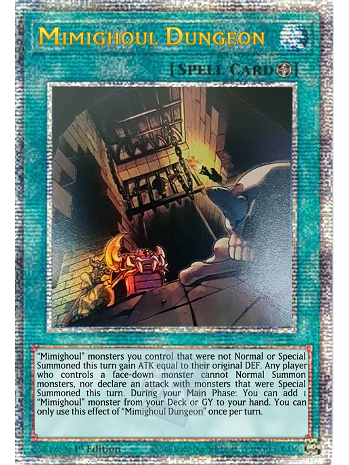 Mimighoul Dungeon - INFO-EN094 - Quarter Century Secret Rare 1st Edition 1