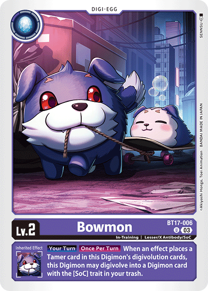 BT17-006 U Bowmon