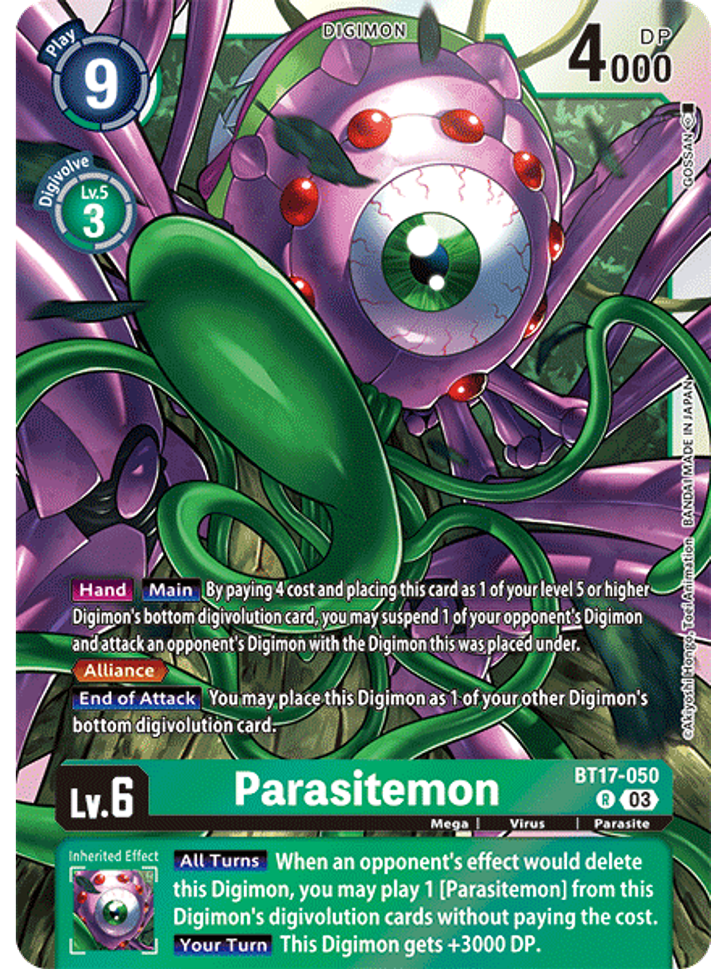 BT17-050 R Parasitemon 1