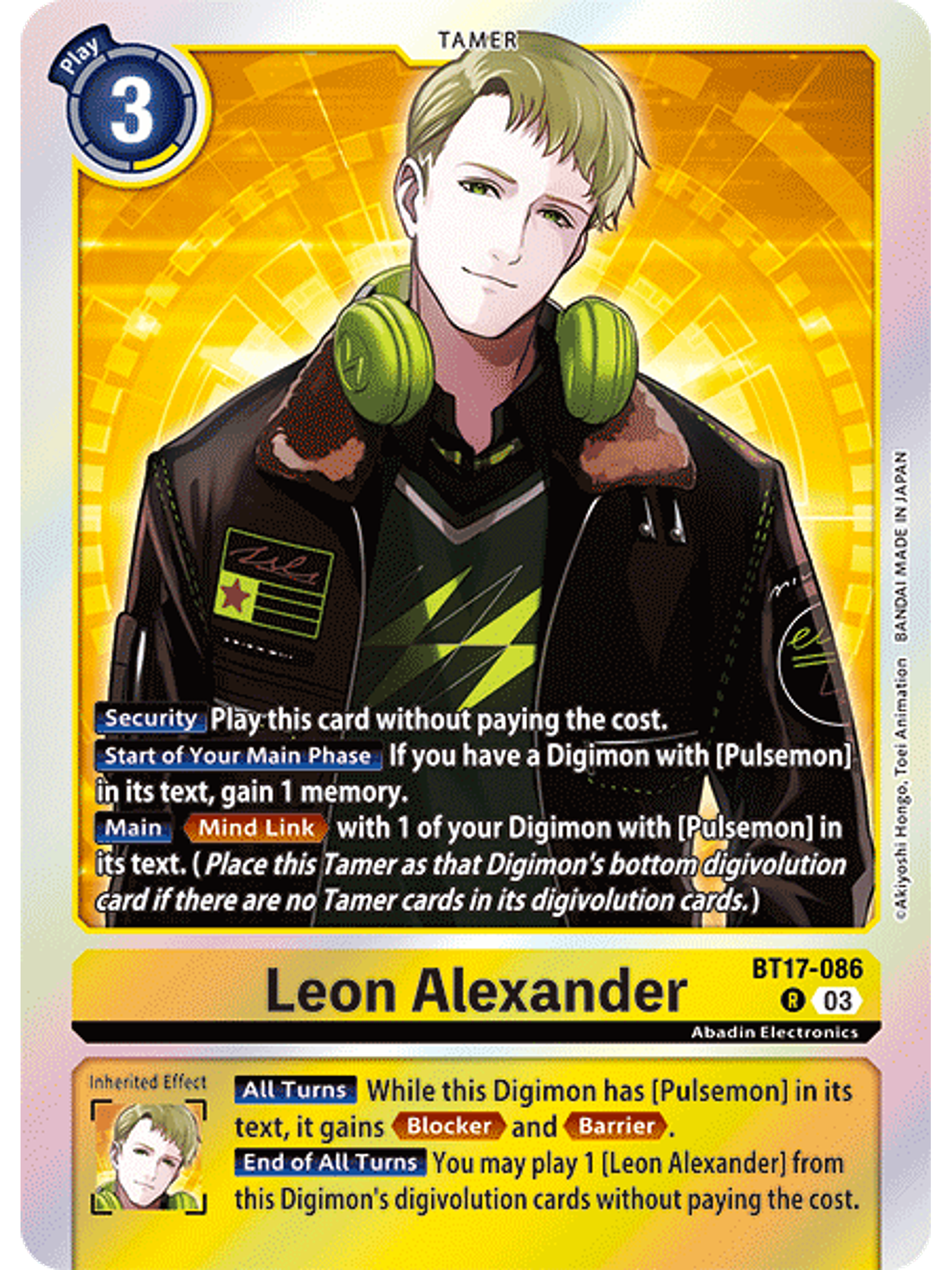 BT17-086 R Leon Alexander 1