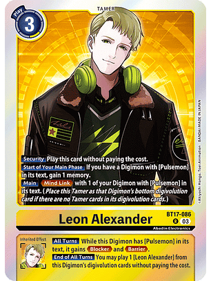 BT17-086 R Leon Alexander
