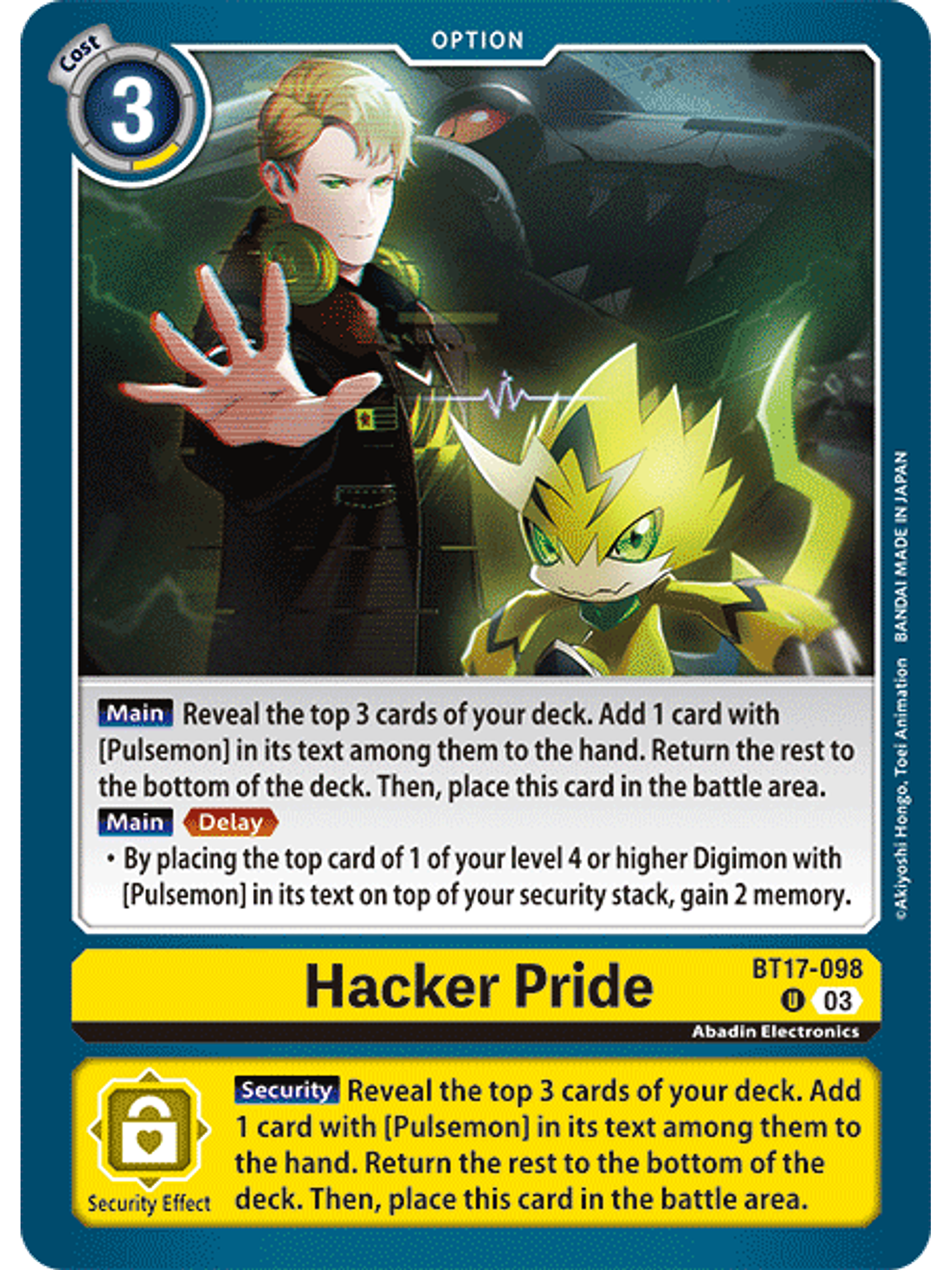 BT17-098 U Hacker Pride 1