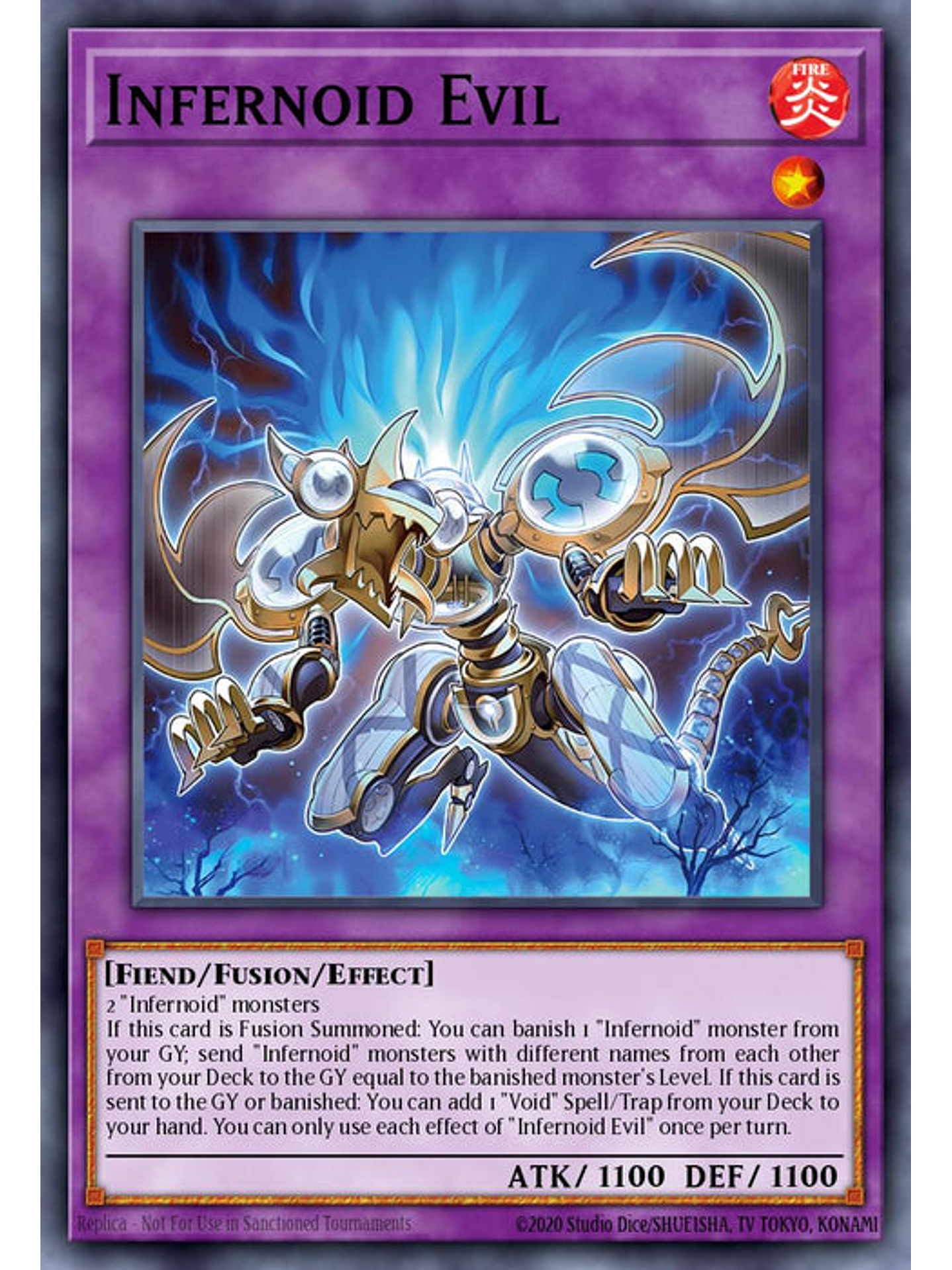 Infernoid Evil - BLTR-EN013 - Secret Rare 1st Edition 1