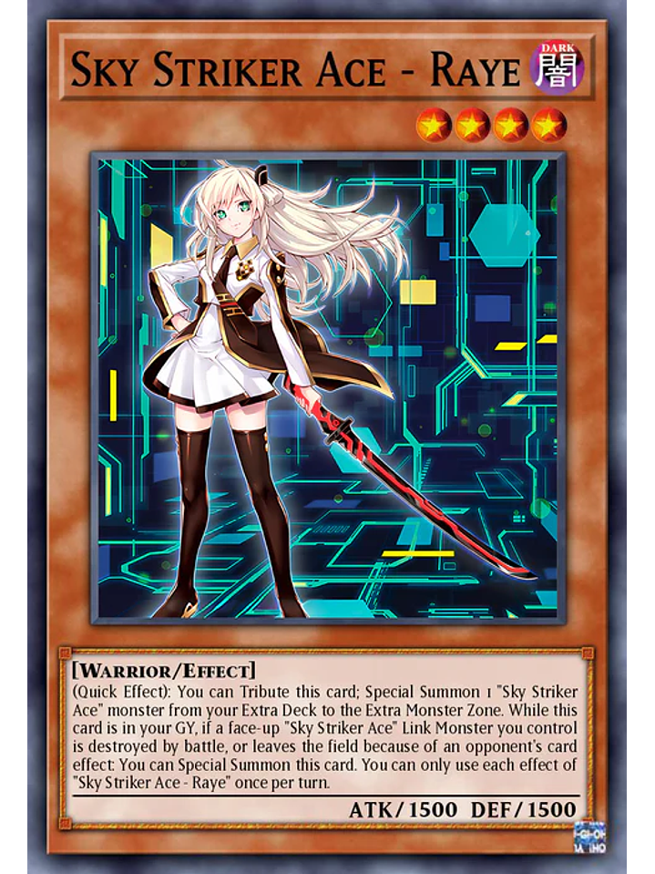 Sky Striker Ace - Raye (alternate art) - BLTR-EN116 - Quarter Century Secret Rare 1st Edition 1