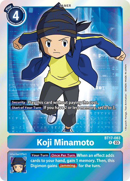 BT17-083 R Koji Minamoto