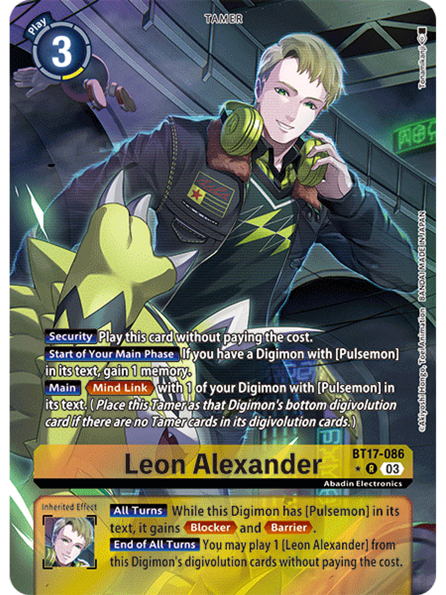 BT17-086 (Alternate Art) Leon Alexander 1