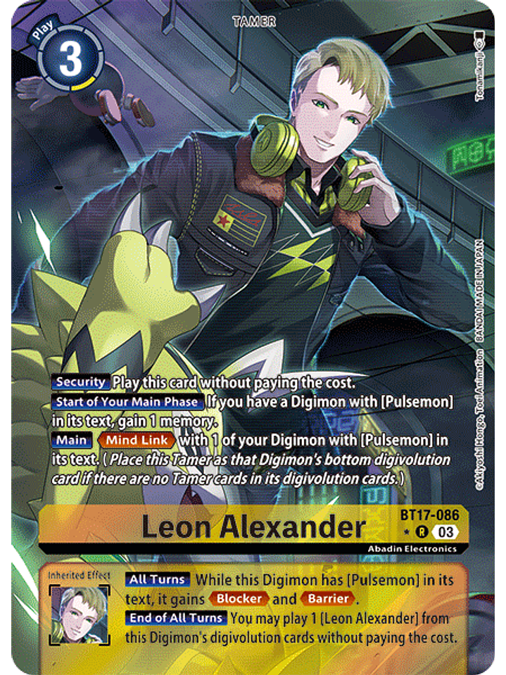 BT17-086 (Alternate Art) Leon Alexander 1