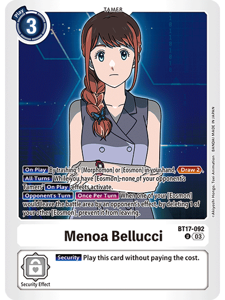 BT17-092 U Menoa Bellucci 1