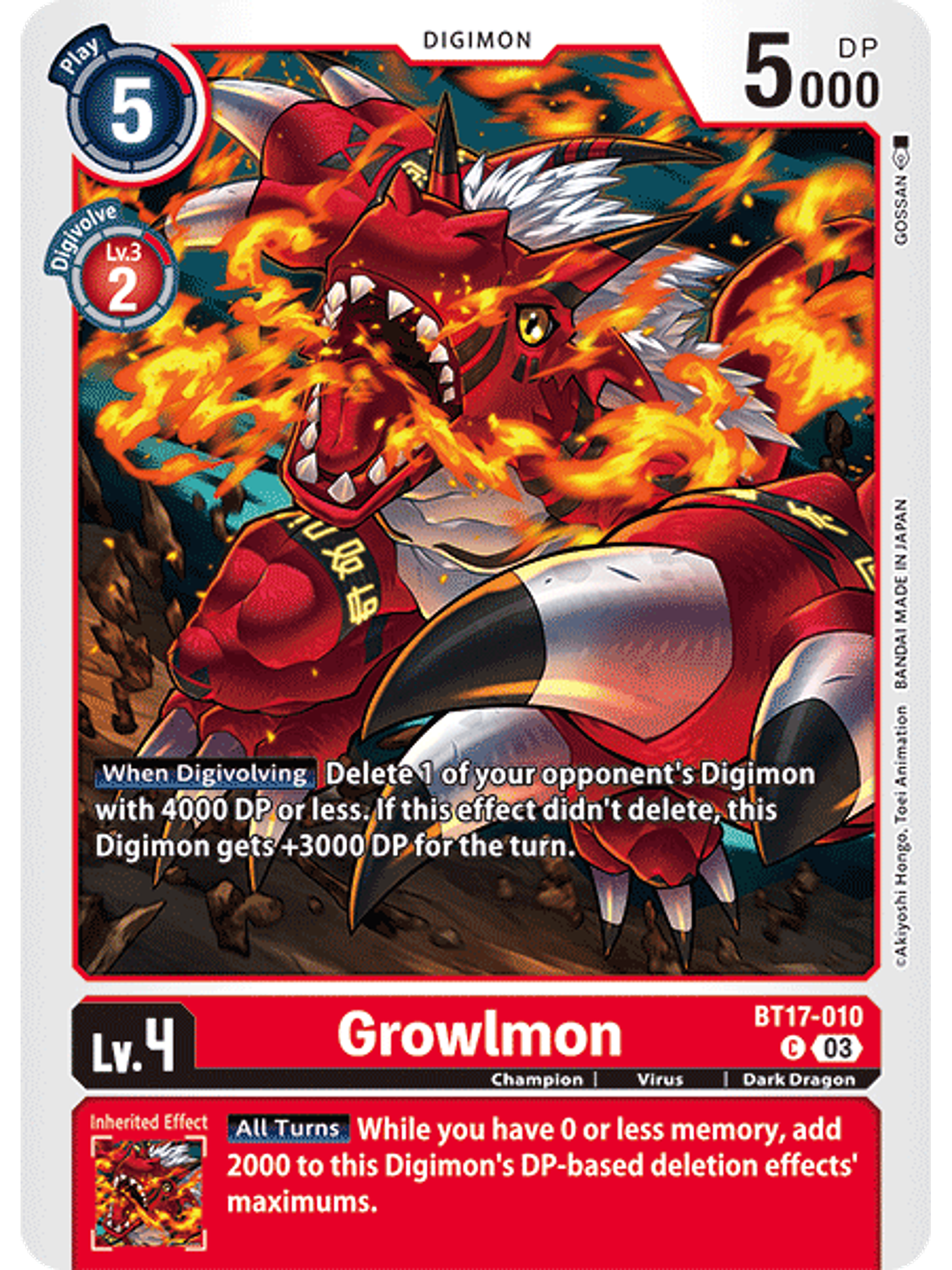 BT17-010 C Growlmon 1