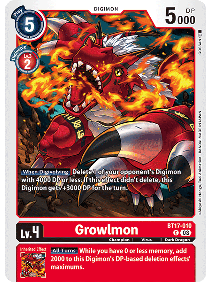 BT17-010 C Growlmon 1