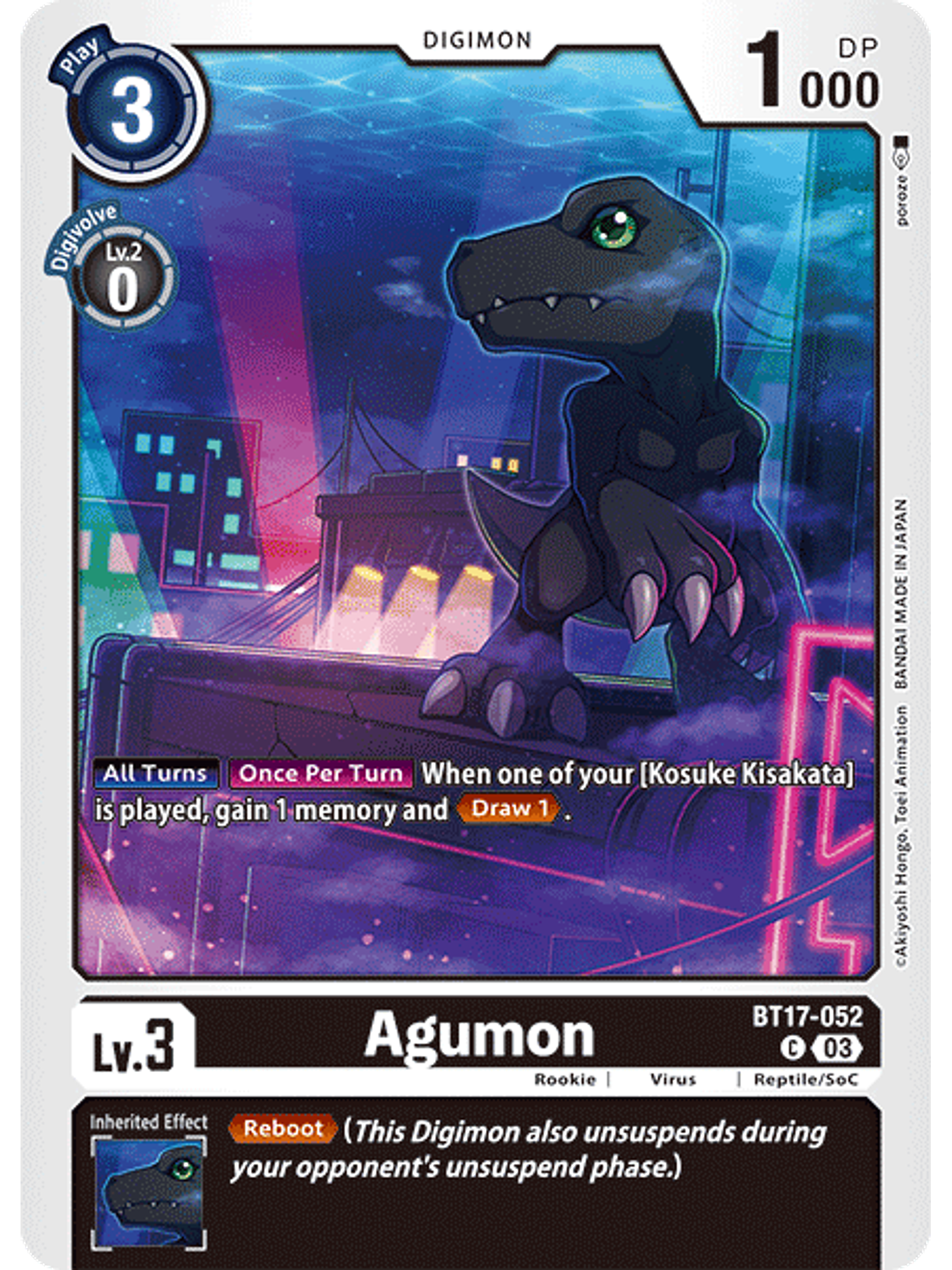 BT17-052 C Agumon 1