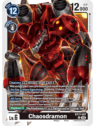 BT17-057 U Chaosdramon