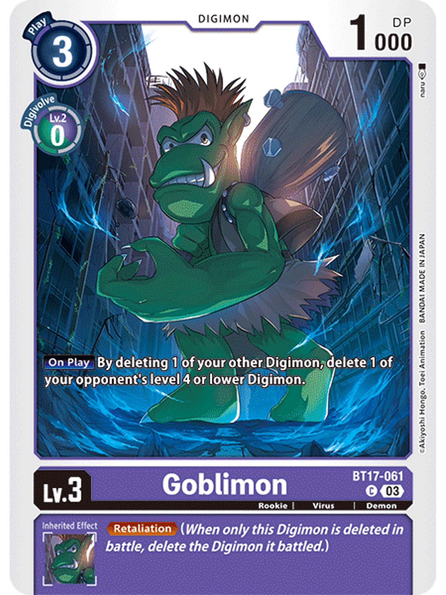 BT17-061 C Goblimon 1