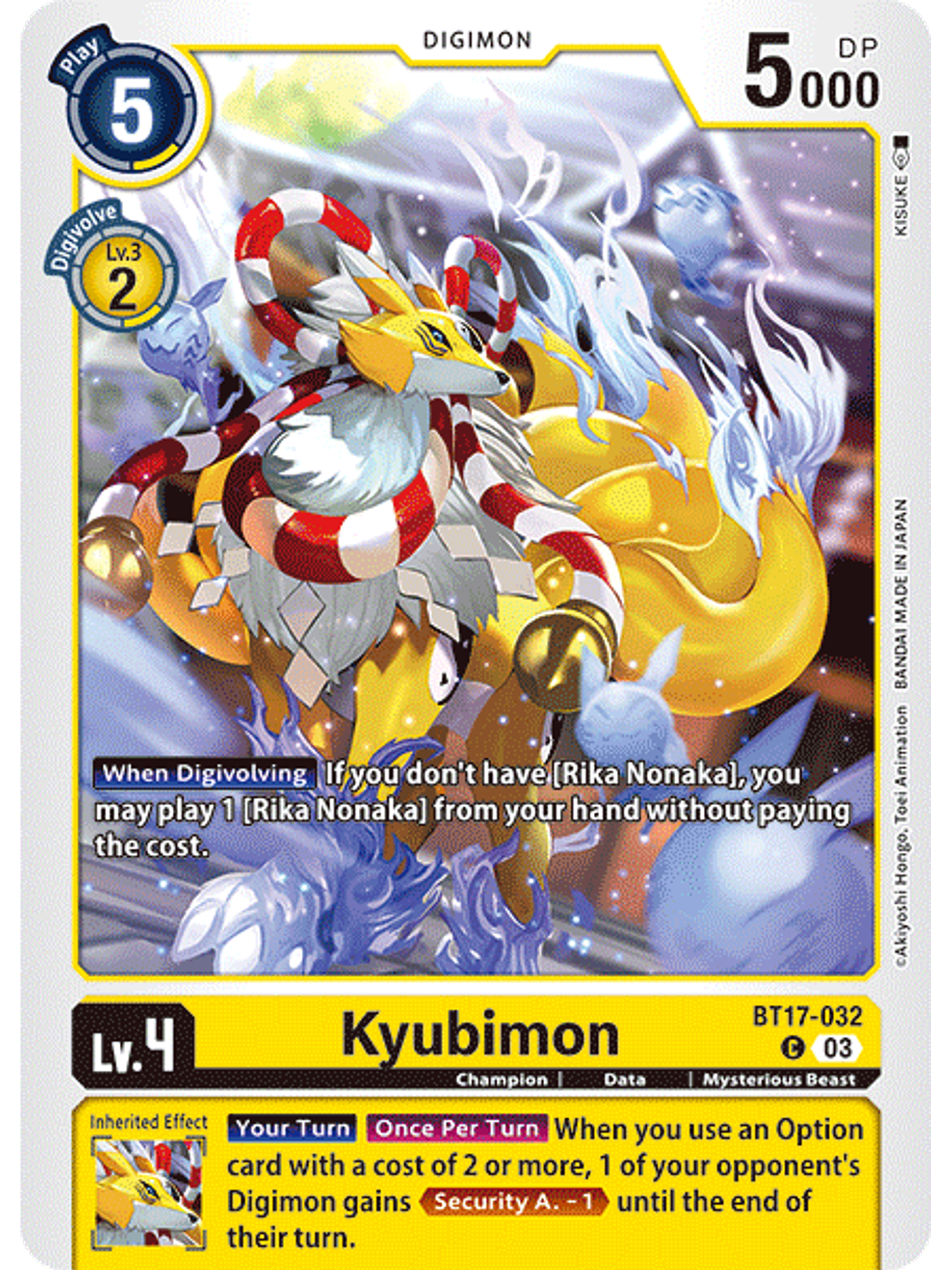 BT17-032 C Kyubimon 1
