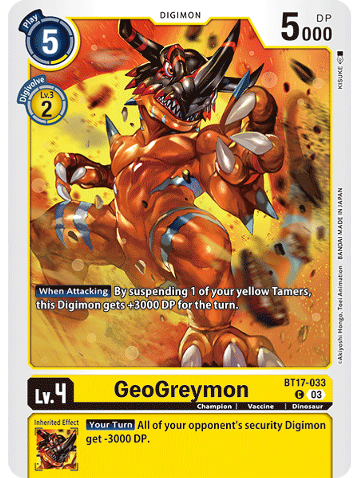 BT17-033 C GeoGreymon 1