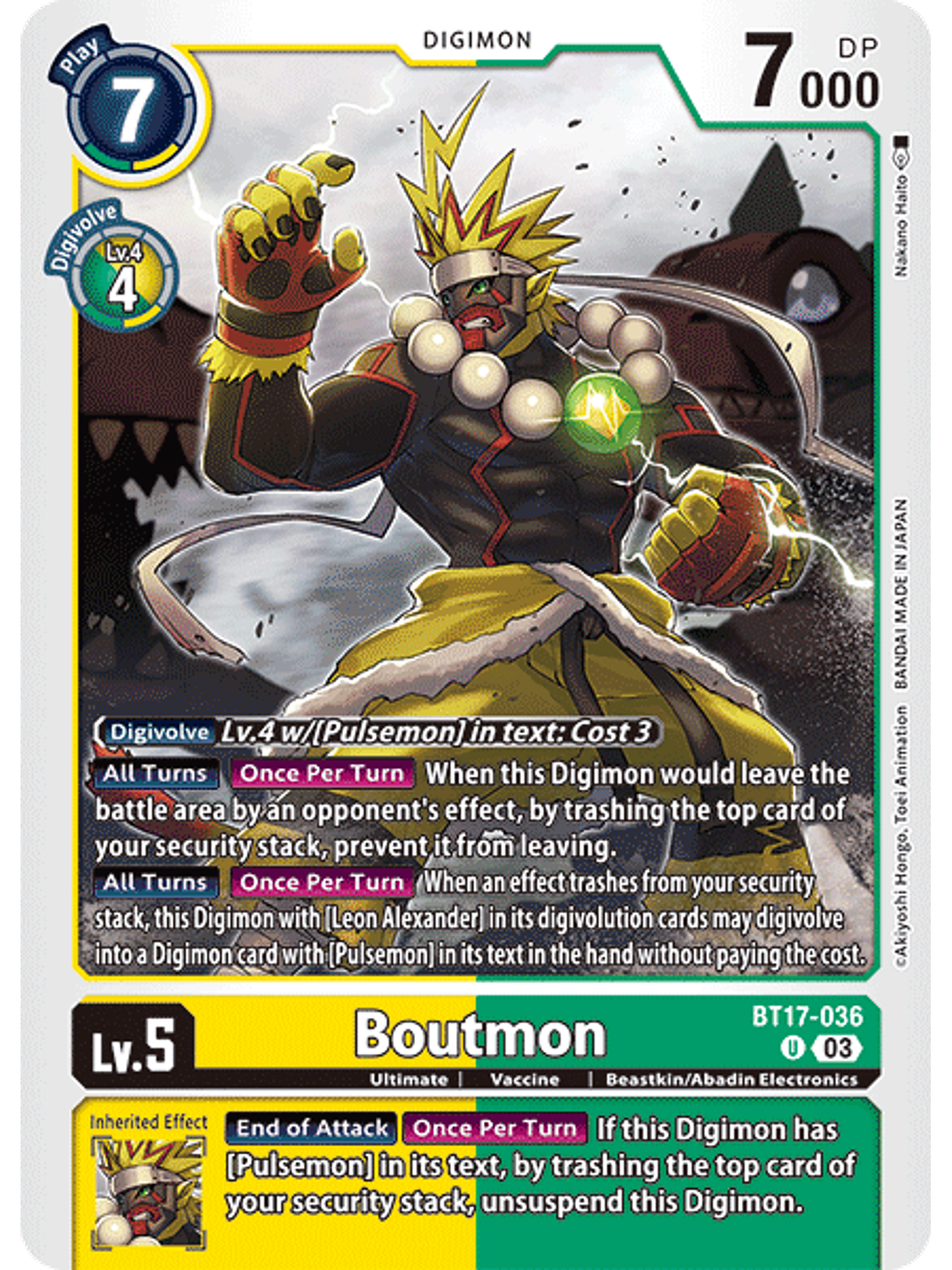 BT17-036 U Boutmon 1