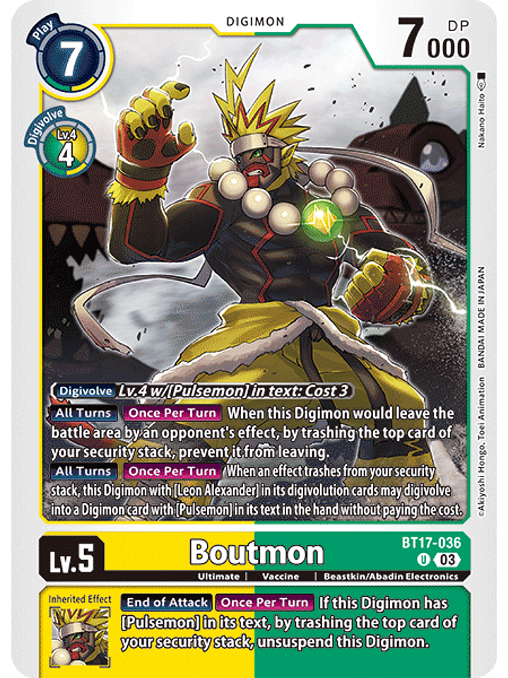 BT17-036 U Boutmon 1